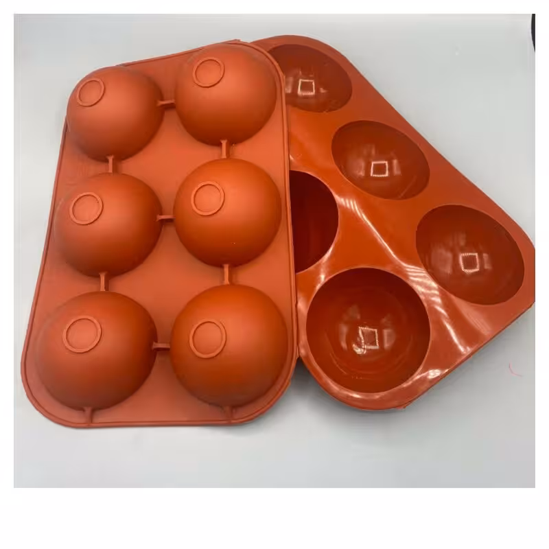 قالب سیلیکونی نیم کره 8 سانت 6 خانه سورناپارت