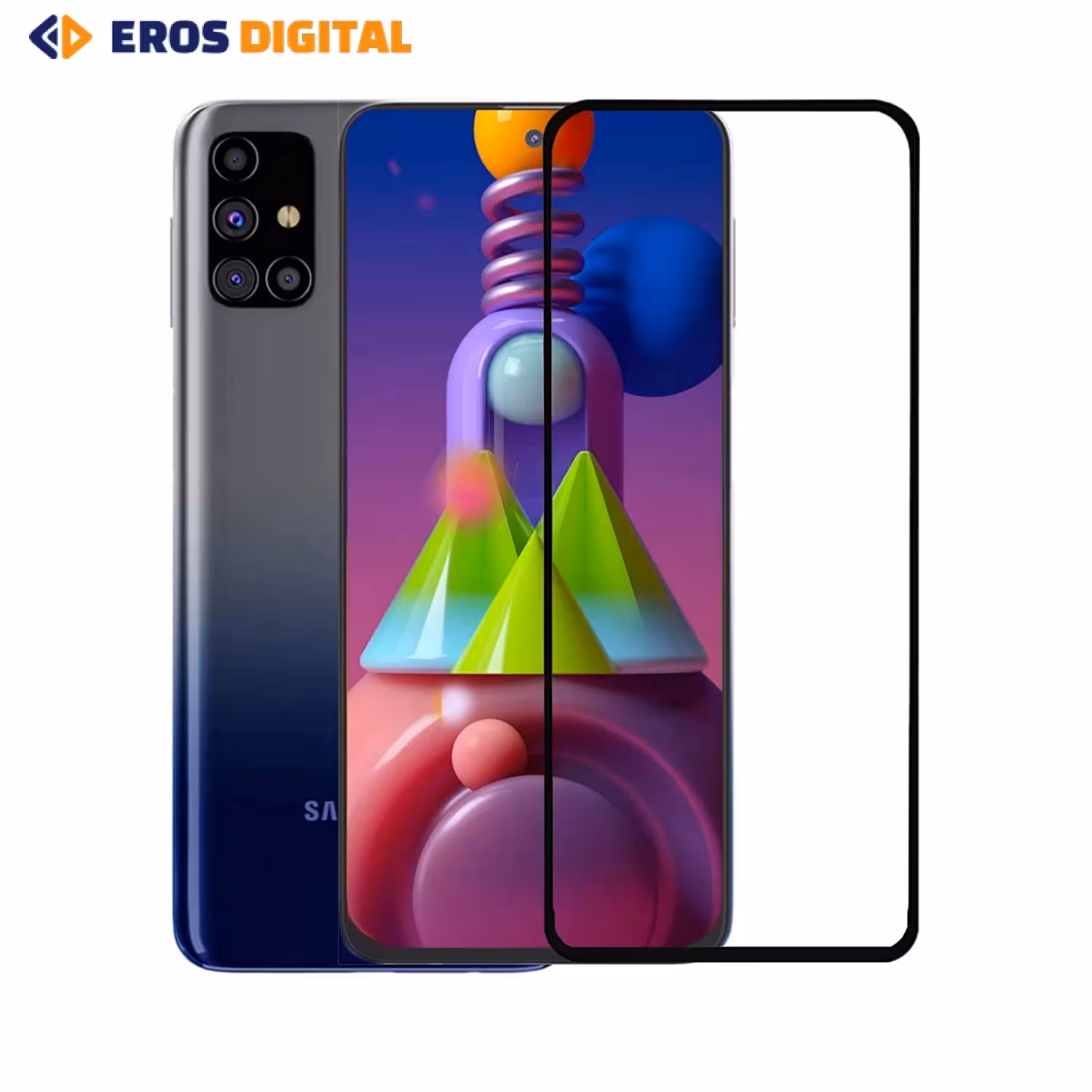 گلس تمام صفحه HD  برای سامسونگ Galaxy M31s