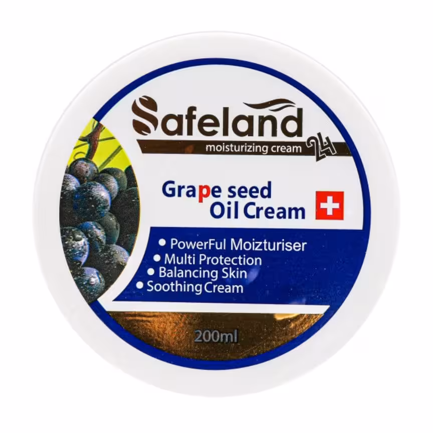 کرم مرطوب‌کننده سیفلند مدل Grape Seed Oil حجم 200 میلی لیتر