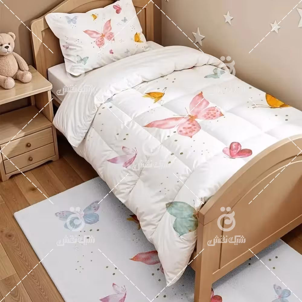 روتختی سه بعدی طرح پروانه کد 314