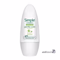 رول ضد تعریق سیمپل مدل Simple Gentle Care حجم 50 میلی‌لیتر