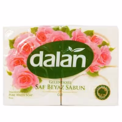 صابون رختشویی دالان dalan رایحه گل رز بسته 4 عددی