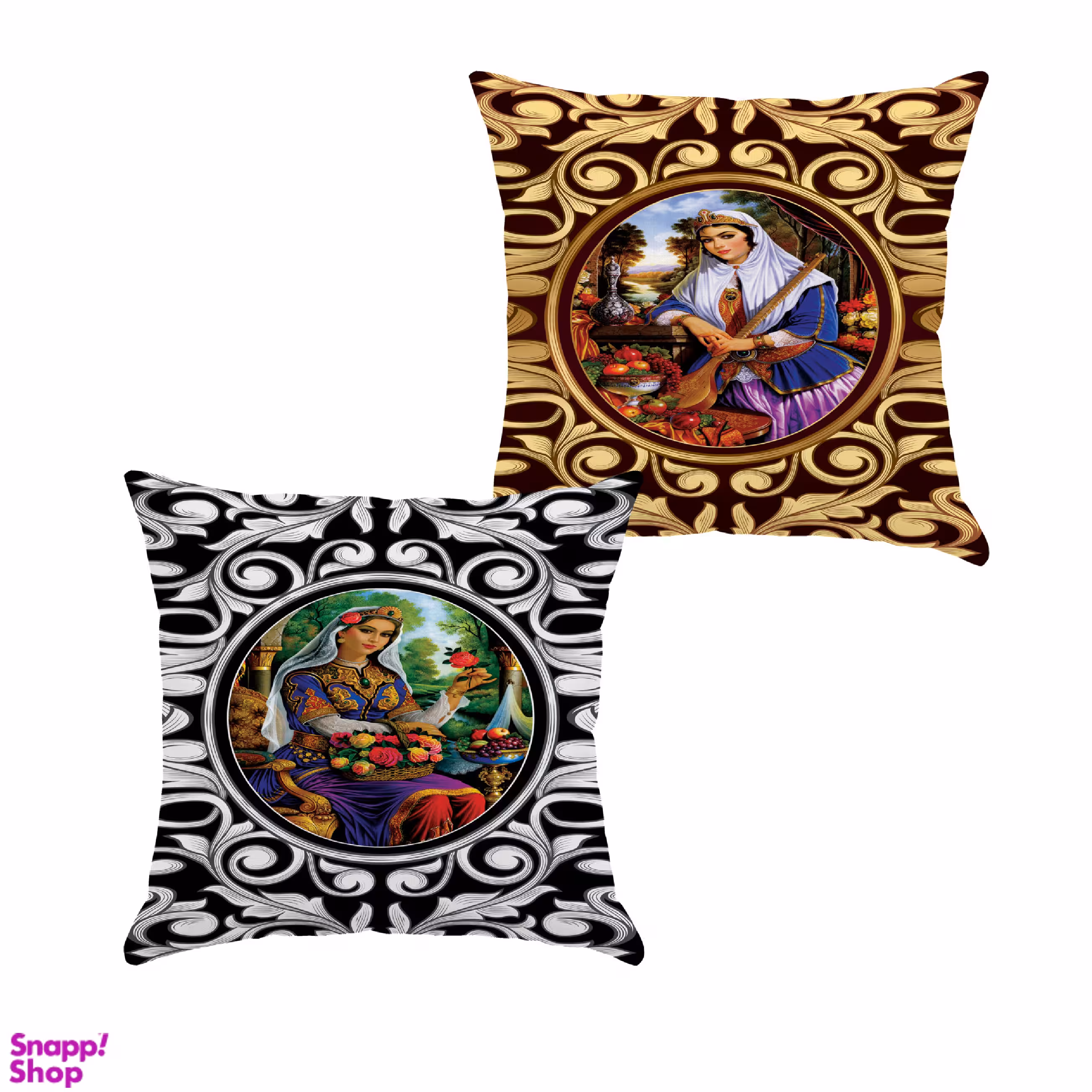 کوسن مدل S22-10150-151 مجموعه 2 عددی چند رنگ