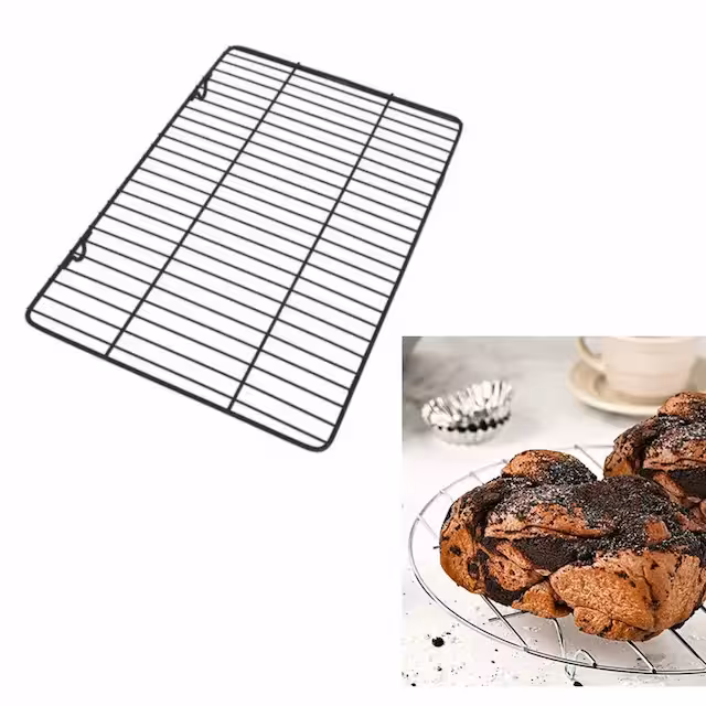 توری خنک کننده مستطیل مشکی استیلا