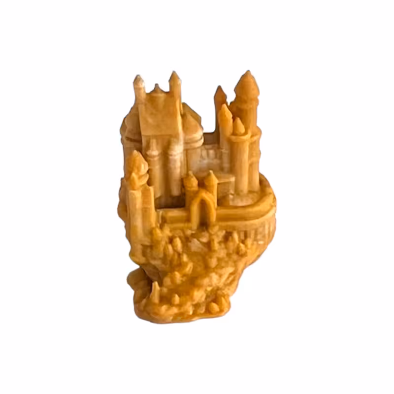 تزیینات قلعه 2.5 سانت رنگ رندم