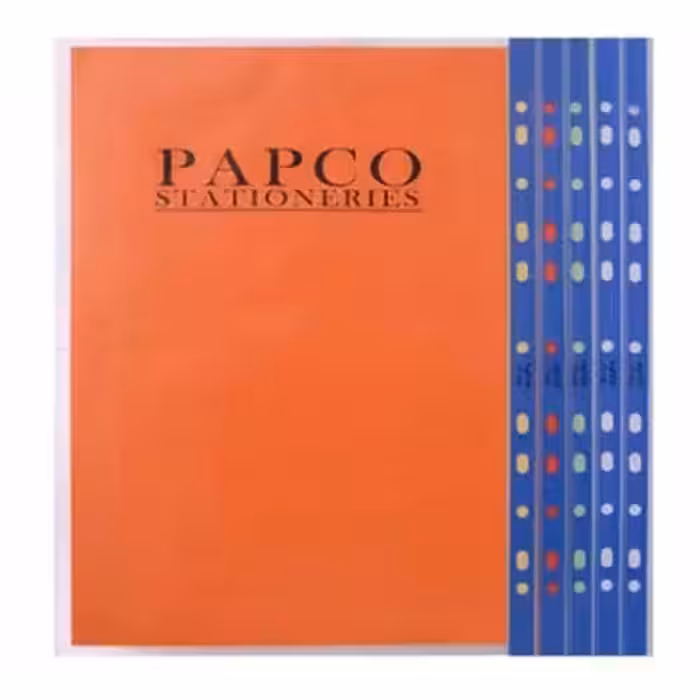 کاور A4 پاپکو مدل A4-11 بسته 100 عددی با لبه رنگی