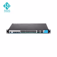 سوییچ شبکه 24 پورت HRUI مدل HR-SWTG342408S