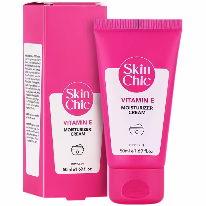 کرم مرطوب کننده اسکین شیک مدل Vitamin E حجم 50 میلی لیتر