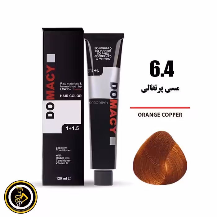 رنگ مو مسی پرتقالی دوماسی شماره 6.4