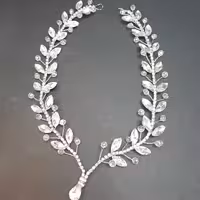 پیشونی بند نقره ای