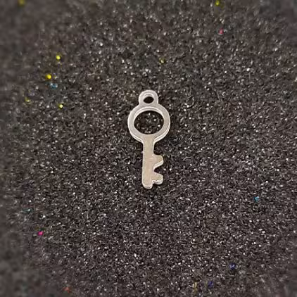 آویز استیل کلید نقره ای کد189