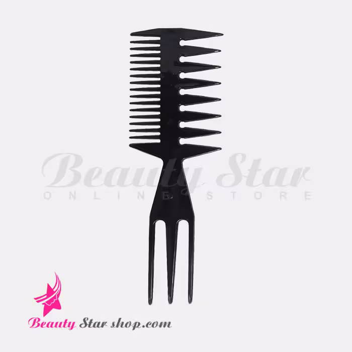 شانه حالت دهی و تقسیم مو سه شاخه جی کات