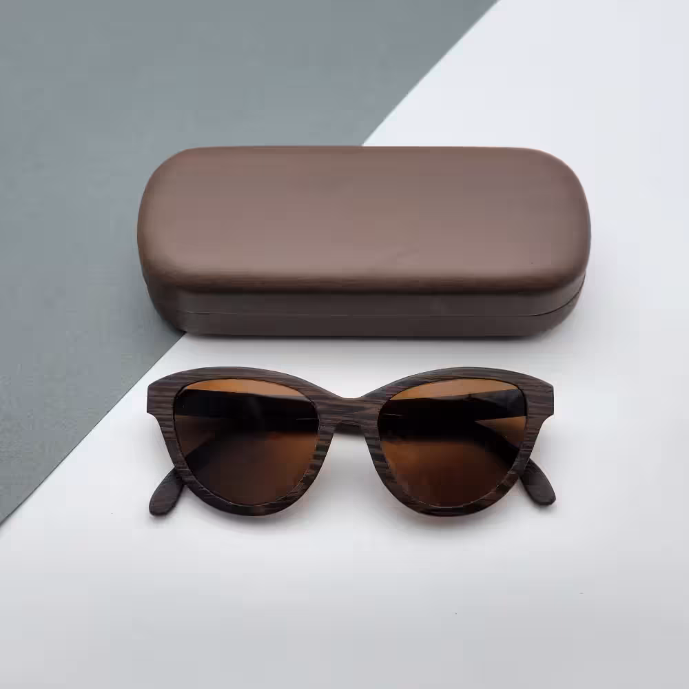 عینک چوبی دست‌ساز میدو مدل O039