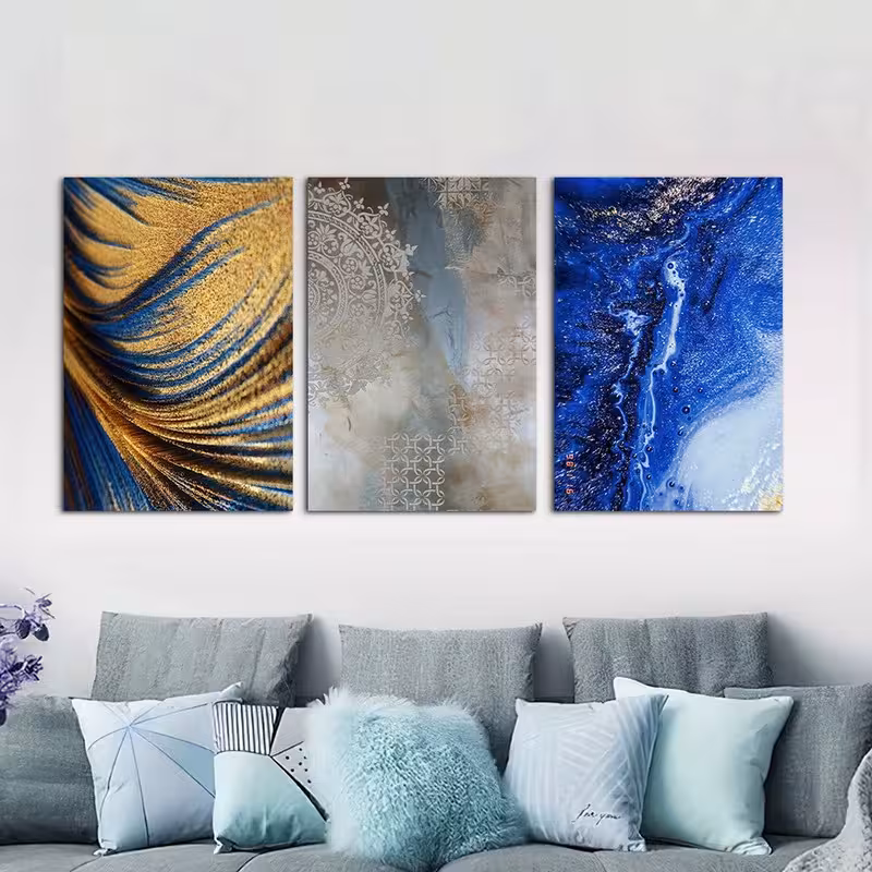 تابلو شاسی دنیای قابطرح رزین  مدل SH-1042 مجموعه 3 عددی | دنیای قاب