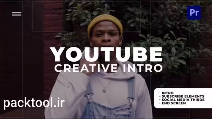 دانلود پروژه آماده پریمیر اینترو کانال یوتیوب Youtube Intro - پک تول