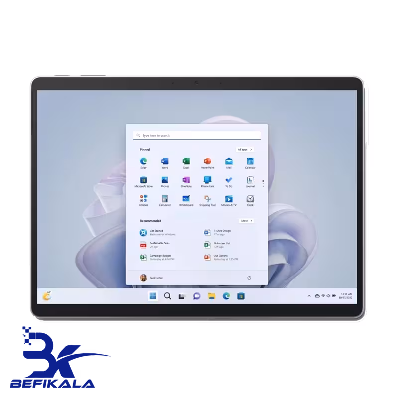 تبلت مایکروسافت مدل Microsoft Surface PRO 9 | i5(1235U) | 8GB | 256GB SSD | IRISE XE - بفی کالا | تجربه جدید خرید لپ تاپ
