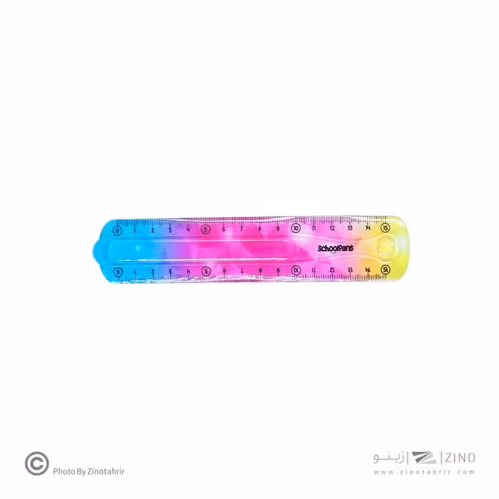 خط کش15سانت ژله ای(نشکن) کهکشانی اسکول فنز کد92691