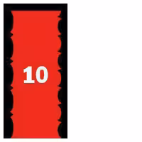 شانه پلاستیکی طرح دار کد10