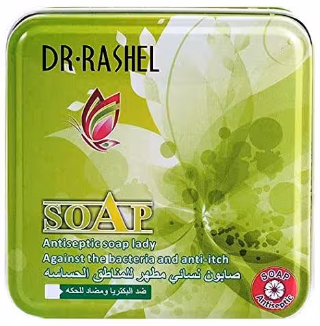 صابون بانوان ضدباکتری دکتر راشل (سبز) | DR.RASHEL Lady Soap