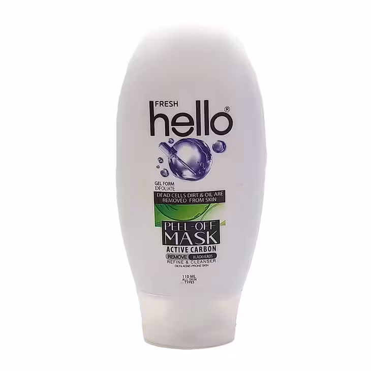 ماسک سیاه صورت هلو فرش با خاصیت لایه برداری 110 میلی لیتر | Hello Fresh Peel Off Face Mask 110 ml