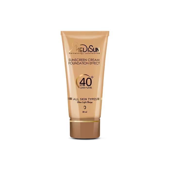 ضد آفتاب کرم پودری مدیسان پوست چرب و حساس SPF40