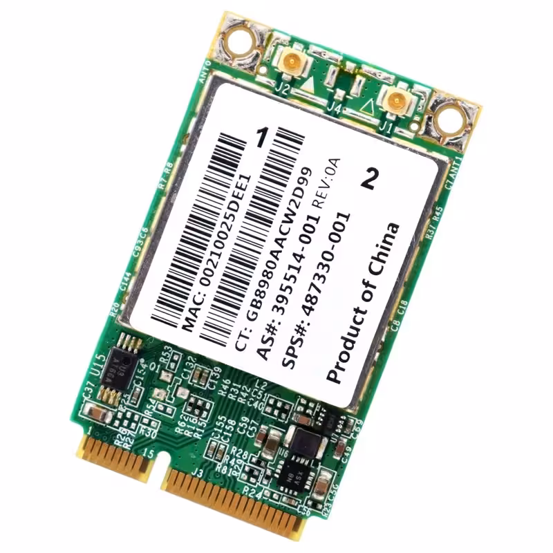 برد وایفای لبتاپ HP دو باند 150 گیگاهرتز  اورجینال امازون المان