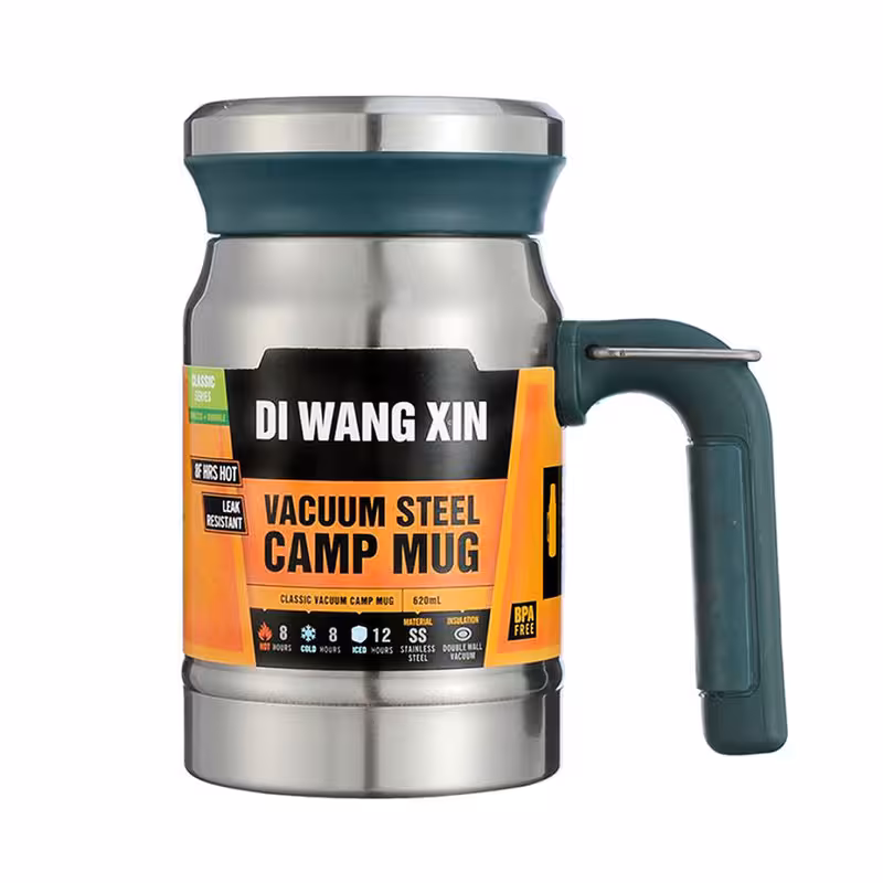ماگ سفری دیوانگ ژین مدل CAMP کد 5102 گنجایش 062 لیتر