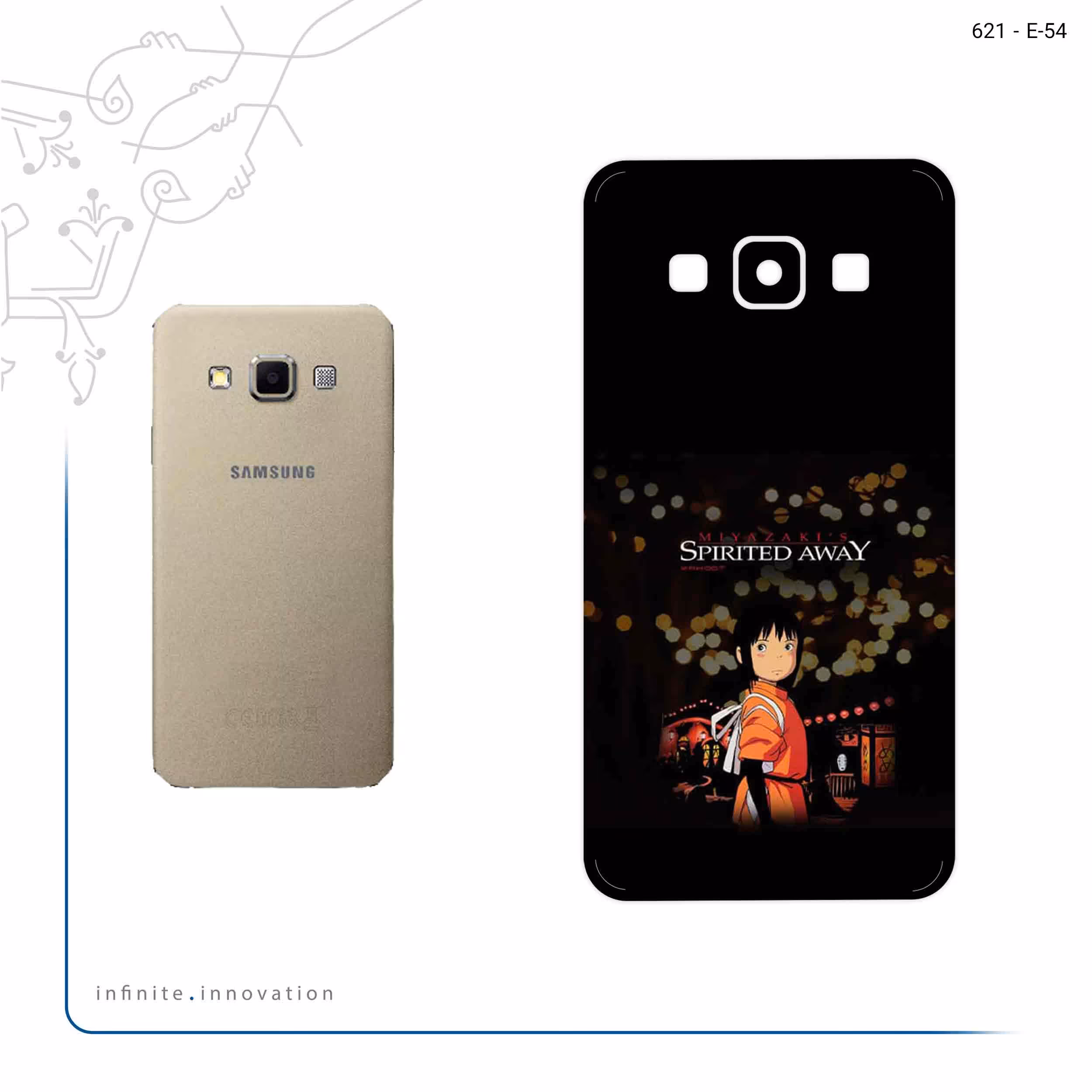 برچسب پوششی ماهوت مدل Spirited Away مناسب برای گوشی موبایل سامسونگ Galaxy A3