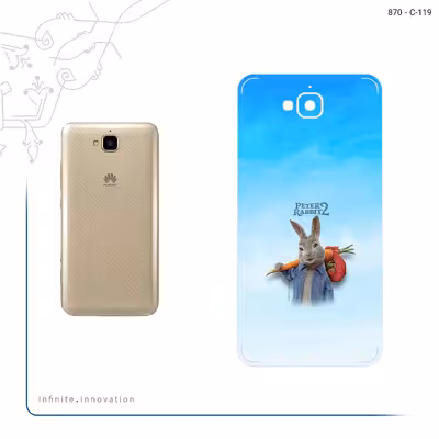 برچسب پوششی ماهوت مدل Peter Rabbit مناسب برای گوشی موبایل هوآوی Y6 Pro