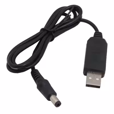 کابل تبدیل USB به DC کد 9V طول 1 متر
