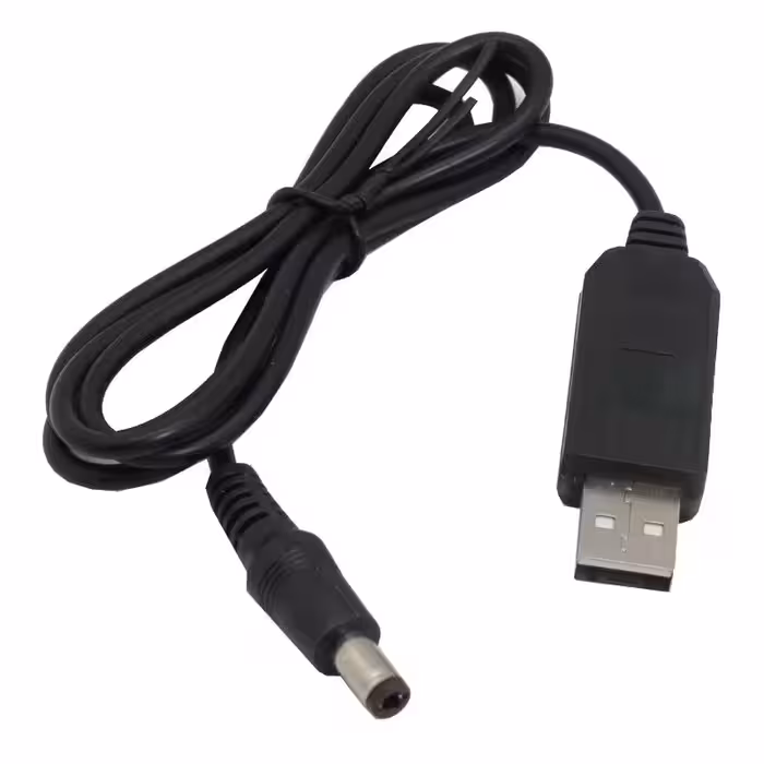 کابل تبدیل USB به DC کد 9V طول 1 متر