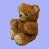 عروسک طرح خرس مدل Indian Bear کد SZ9/613 ارتفاع 30 سانتی‌متر