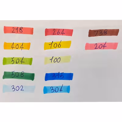 ماژیک زیگ مدل کیوکالر بسته 12 عددی