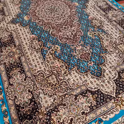 فرش دستبافت یک و نیم متری طرح سالاری تبریز کد SH 97