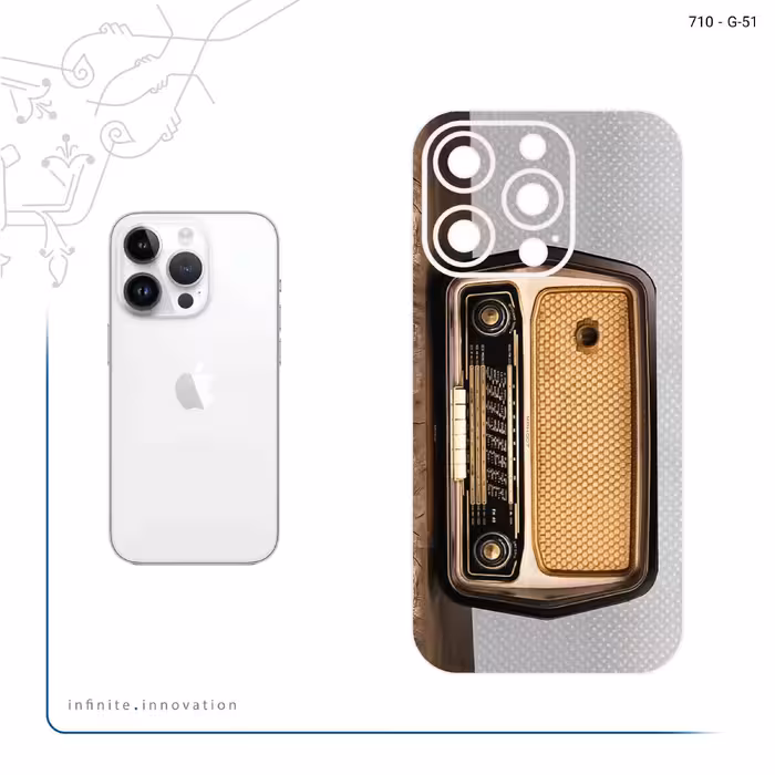 برچسب پوششی ماهوت مدل Radio Nostalgia مناسب برای گوشی موبایل اپل iPhone 14 Pro