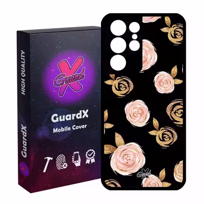 کاور گارد ایکس طرح Flower مدل Glass10105 مناسب برای گوشی موبایل سامسونگ Galaxy S21 Ultra