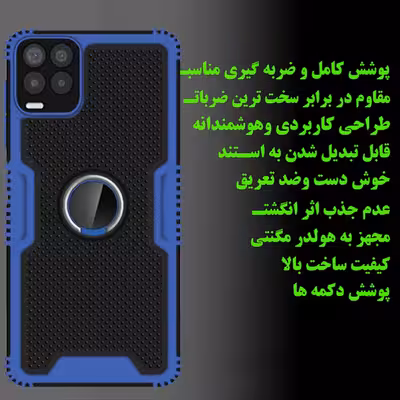 کاور کماندو مدل CO-HRD21 مناسب برای گوشی موبایل ریلمی 8 / 8 PRO