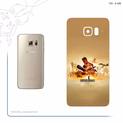 برچسب پوششی ماهوت مدل Serious Sam Game Series مناسب برای گوشی موبایل سامسونگ Galaxy S6 Edge Plus