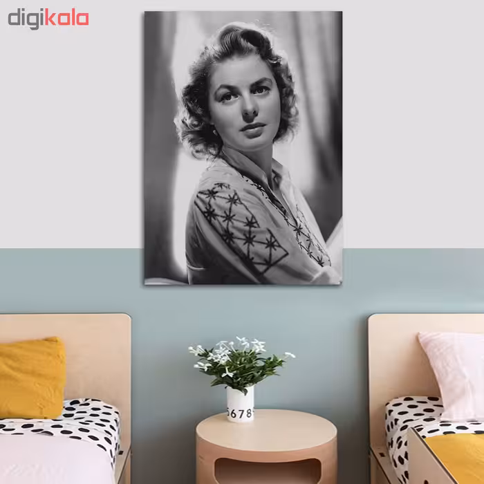 تابلو شاسی طرح اینگرید برگمان مدل Artist 0355