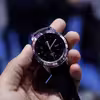 برچسب ماهوت طرح Purple-Flower مناسب برای ساعت هوشمند سامسونگ Galaxy Watch 42mm