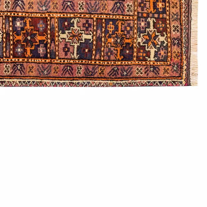 فرش دستبافت دو و نیم متری طرح بلوچ  کد  39.455