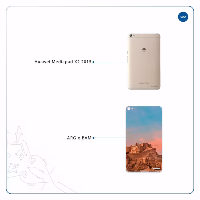 برچسب پوششی ماهوت مدل ARG-e-BAM مناسب برای تبلت هوآوی Mediapad X2 2015