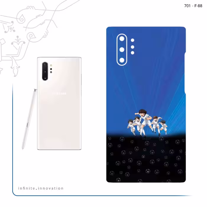 برچسب پوششی ماهوت مدل Ganbare Kikkazu مناسب برای گوشی موبایل سامسونگ Galaxy Note 10 Plus