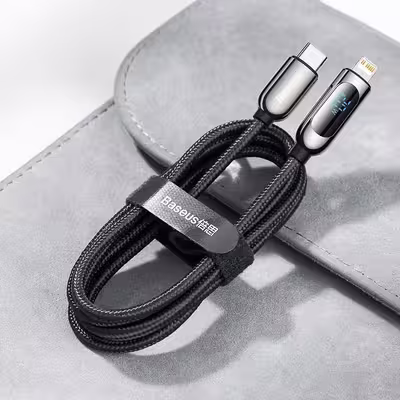 کابل تبدیل USB-C به لایتنینگ باسئوس مدل CATLSK-A01 طول 2 متر