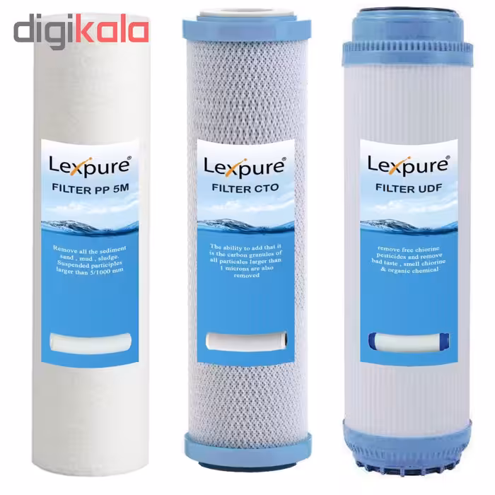 فیلتر دستگاه تصفیه کننده آب مدل LX-F480 مجموعه 6 عددی