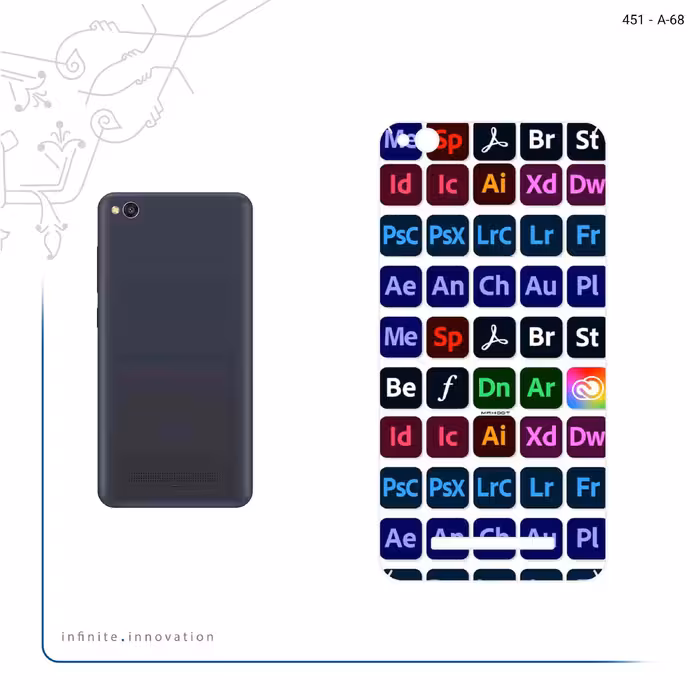 برچسب پوششی ماهوت مدل Adobe مناسب برای گوشی موبایل شیائومی Redmi 4A