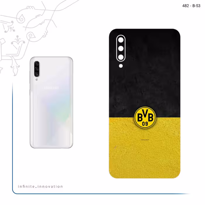 برچسب پوششی ماهوت مدل Borussia Dortmund FC مناسب برای گوشی موبایل سامسونگ Galaxy A30s