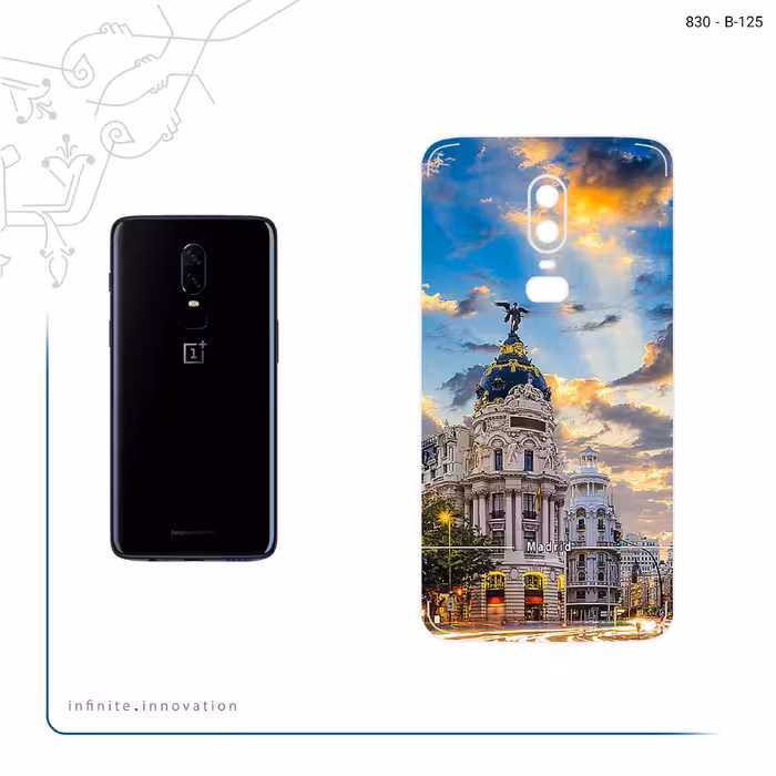 برچسب پوششی ماهوت مدل City of Madrid مناسب برای گوشی موبایل وان پلاس 6