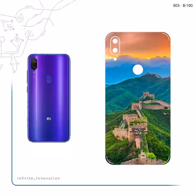برچسب پوششی ماهوت مدل China Grand Wall مناسب برای گوشی موبایل شیائومی Mi Play