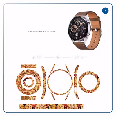 برچسب ماهوت طرح Iran-Carpet2 مناسب برای ساعت هوشمند هوآوی Watch GT 3 46mm